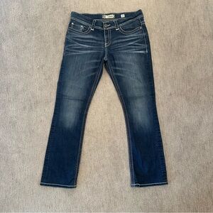 BKE Payton Boot Cut Jeans 32L Dark Blue
